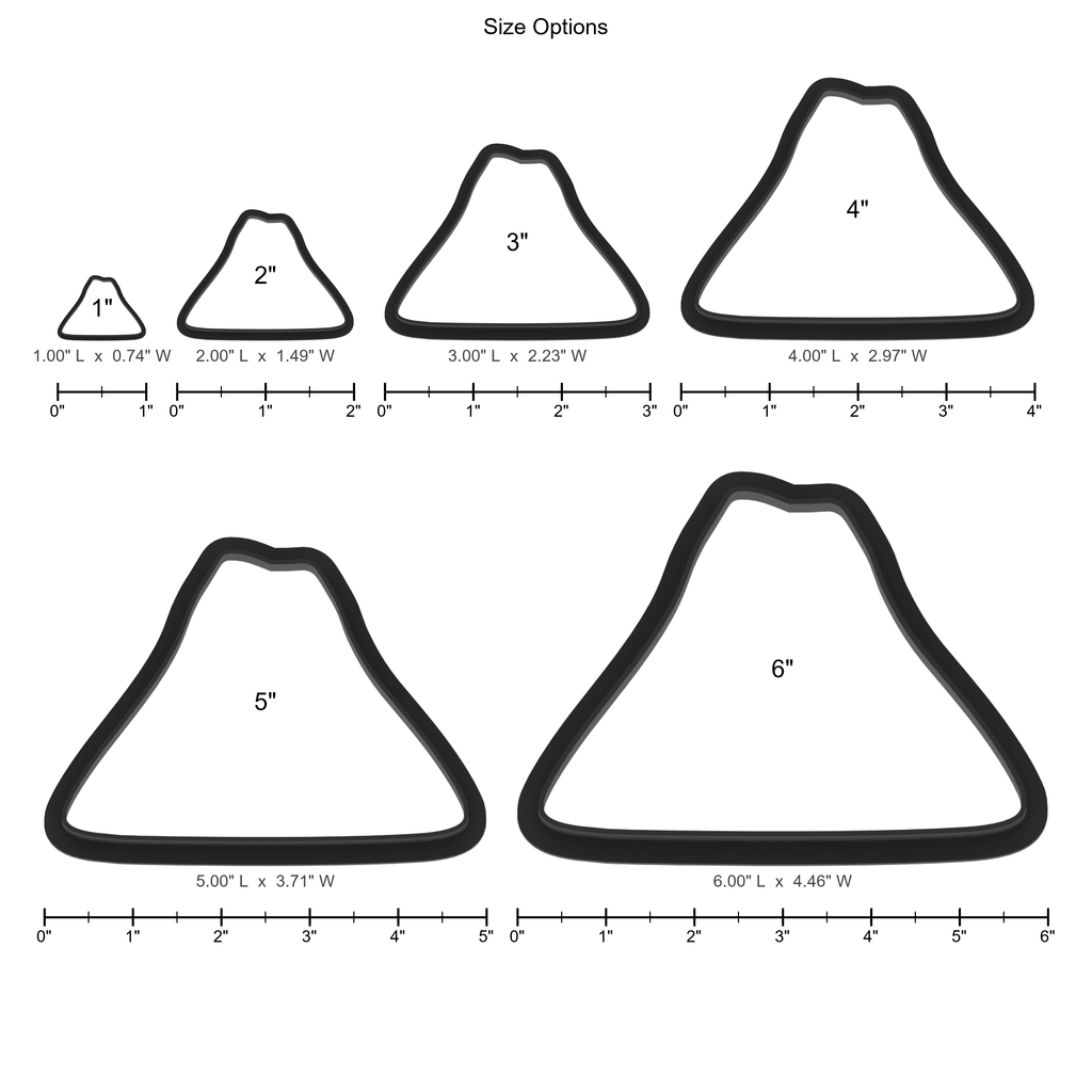 Volcano Cookie Cutter with Easy Push Design — photo 5