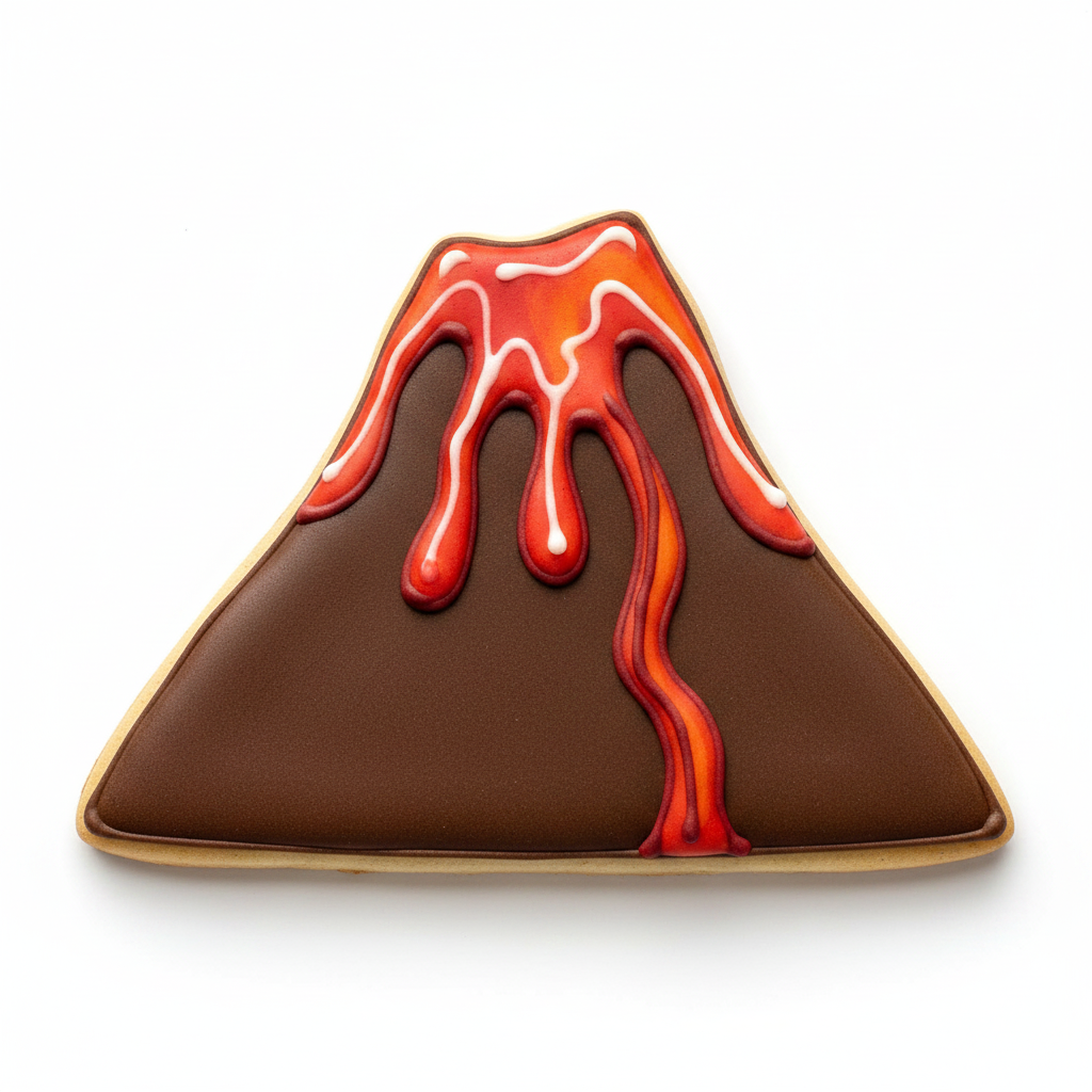 Volcano Cookie Cutter with Easy Push Design — photo 2