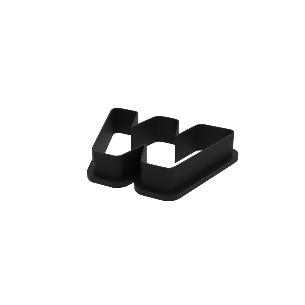 w Lowercase Block Letter Cookie Cutter with Easy Push Design — photo 4