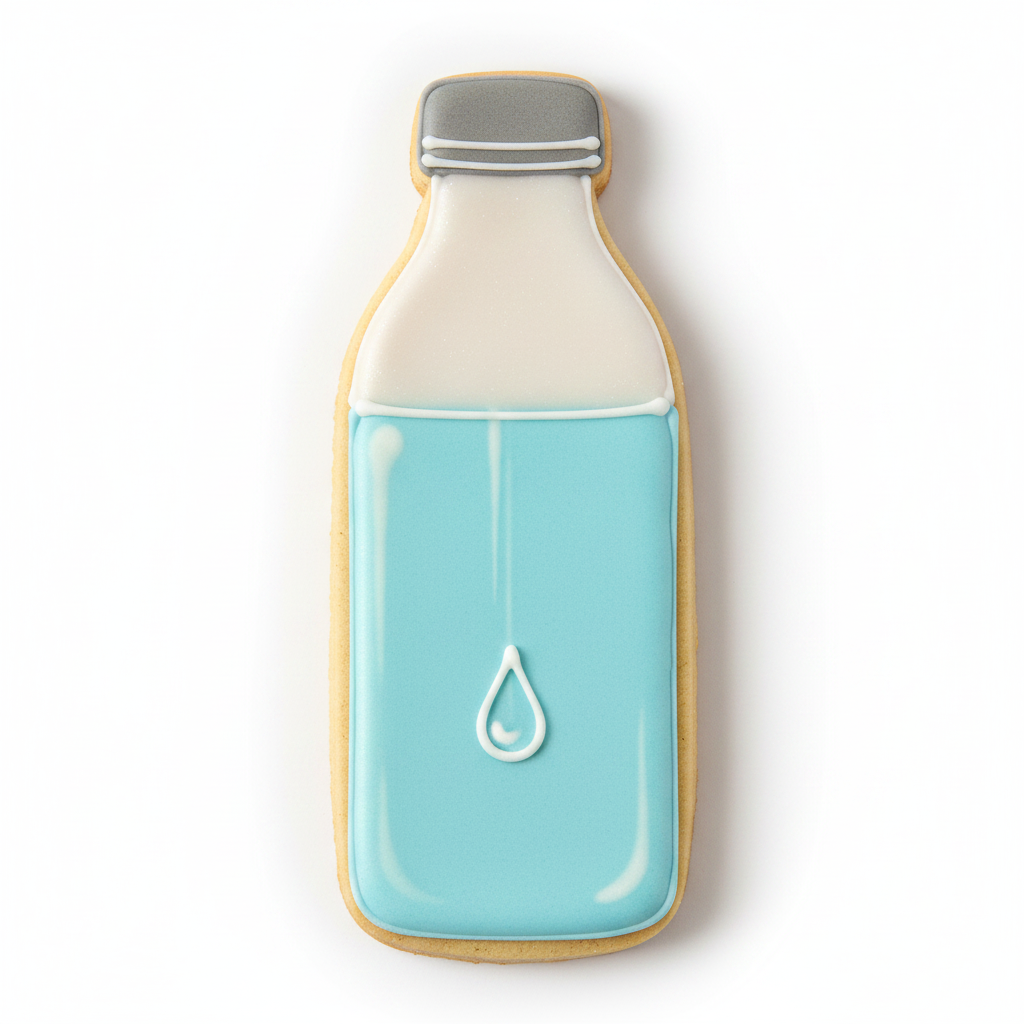 Water Bottle Cookie Cutter with Easy Push Design — photo 2