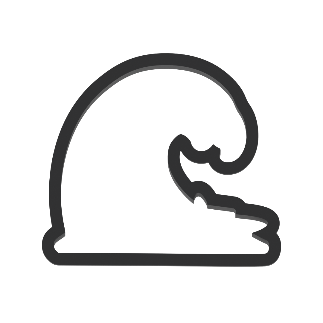 Wave Cookie Cutter with Easy Push Design — photo 3