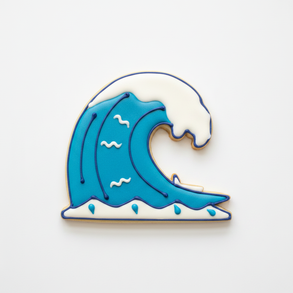 Wave Cookie Cutter with Easy Push Design — photo 2