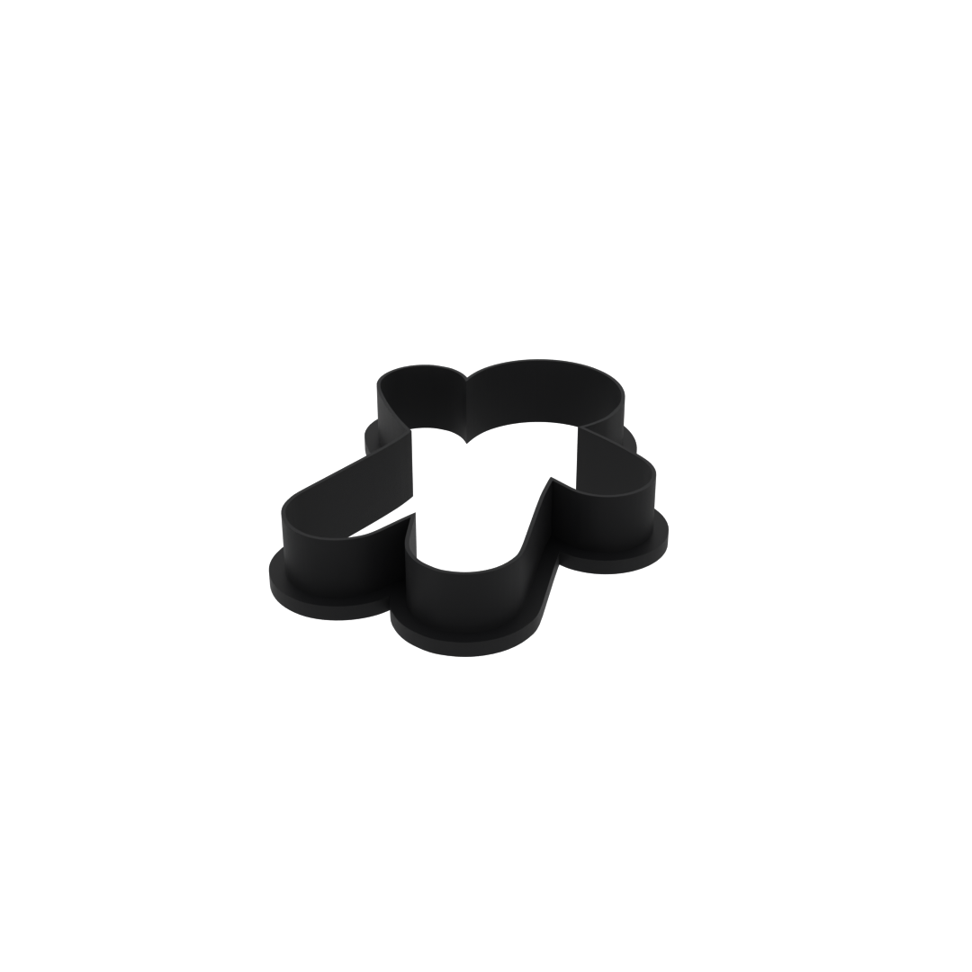 Waving Gingerbread Man Cookie Cutter with Easy Push Design — photo 4