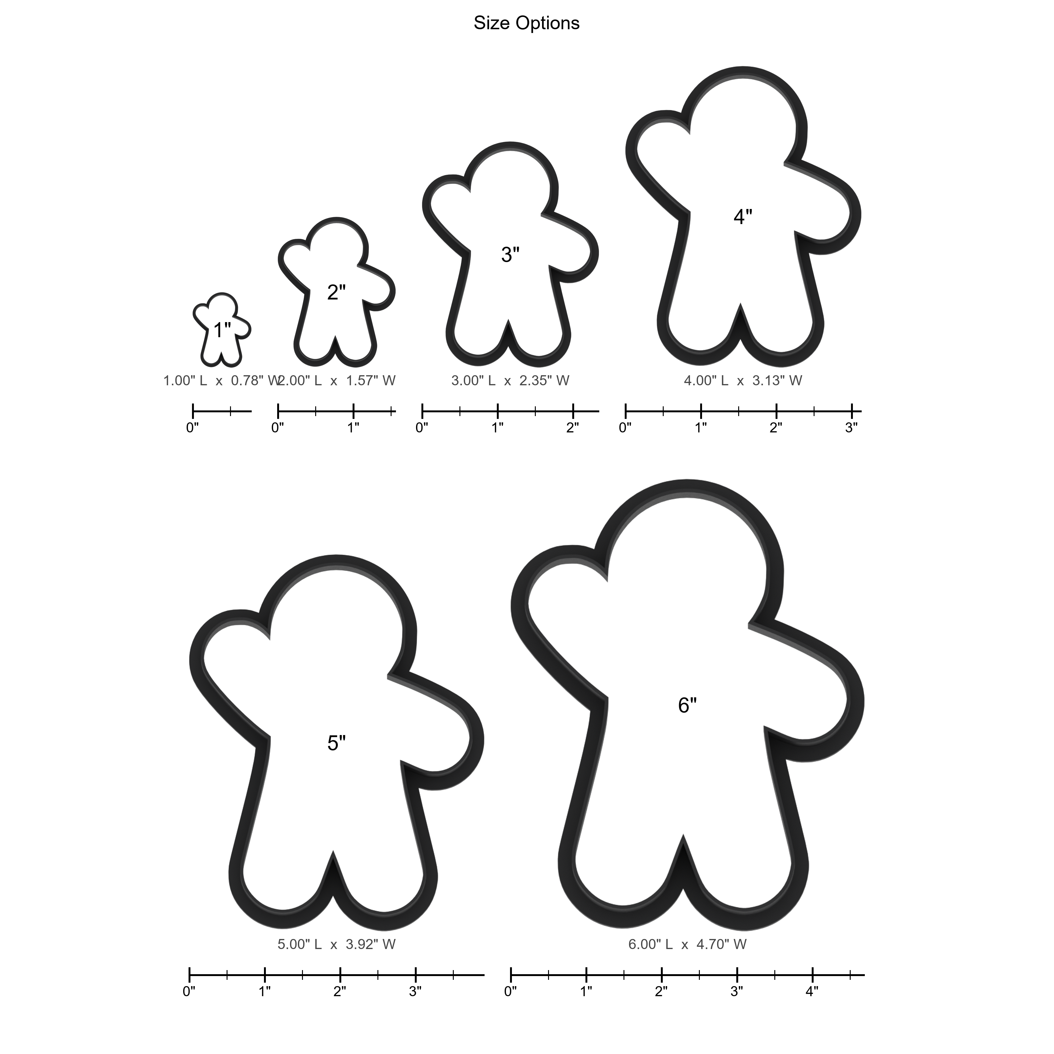 Waving Gingerbread Man Cookie Cutter with Easy Push Design — photo 5