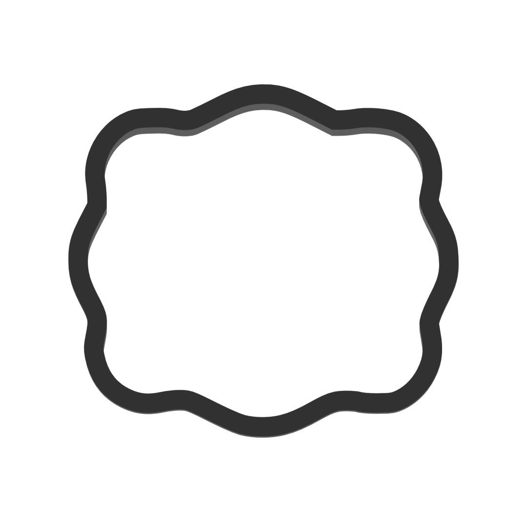 Wavy Plaque Cookie Cutter with Easy Push Design — photo 3