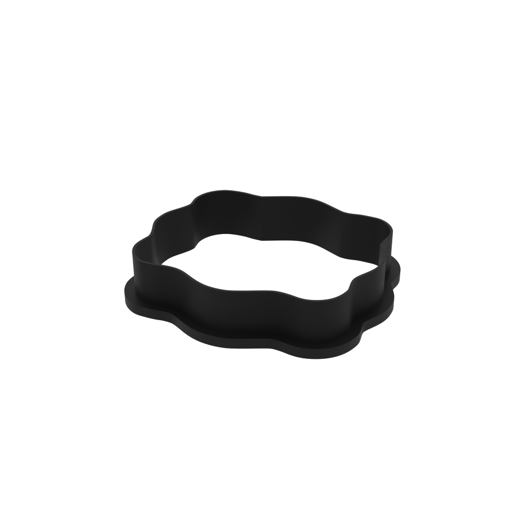 Wavy Plaque Cookie Cutter with Easy Push Design — photo 4