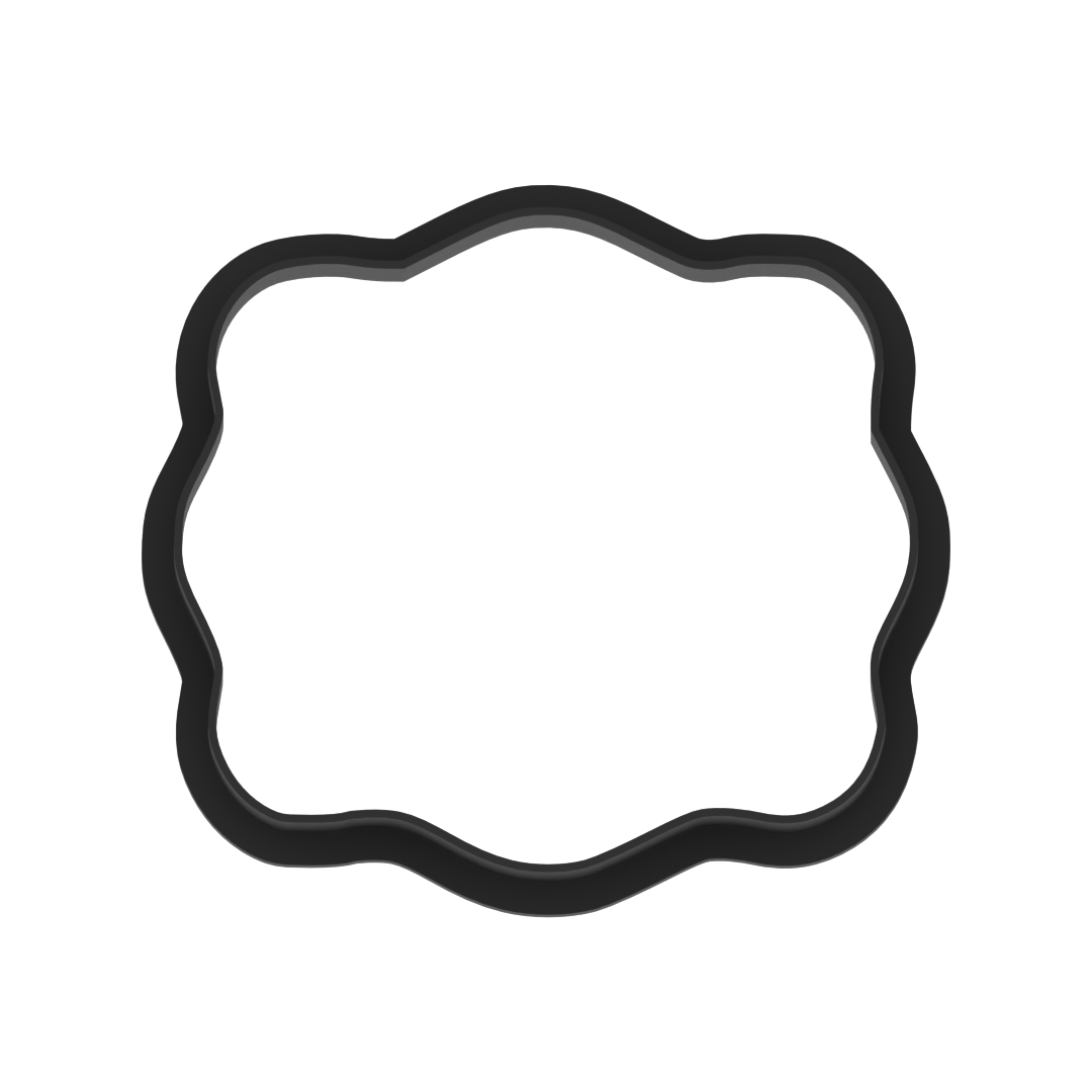 Wavy Plaque Cookie Cutter with Easy Push Design — photo 6