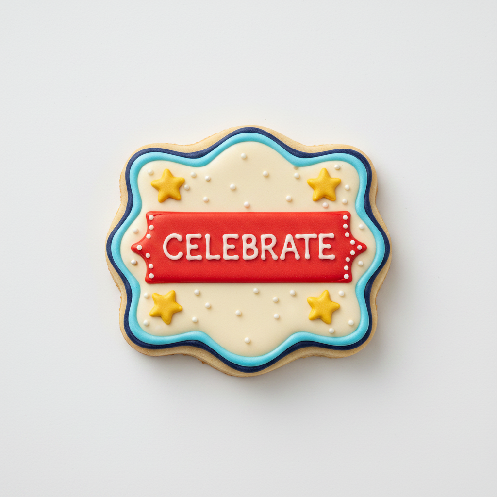 Wavy Plaque Cookie Cutter with Easy Push Design — photo 2