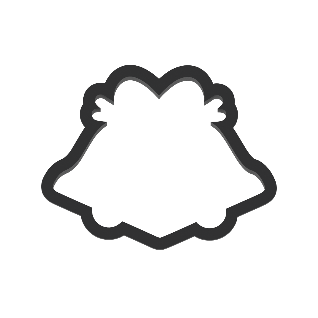 Wedding Bells Cookie Cutter with Easy Push Design — photo 3