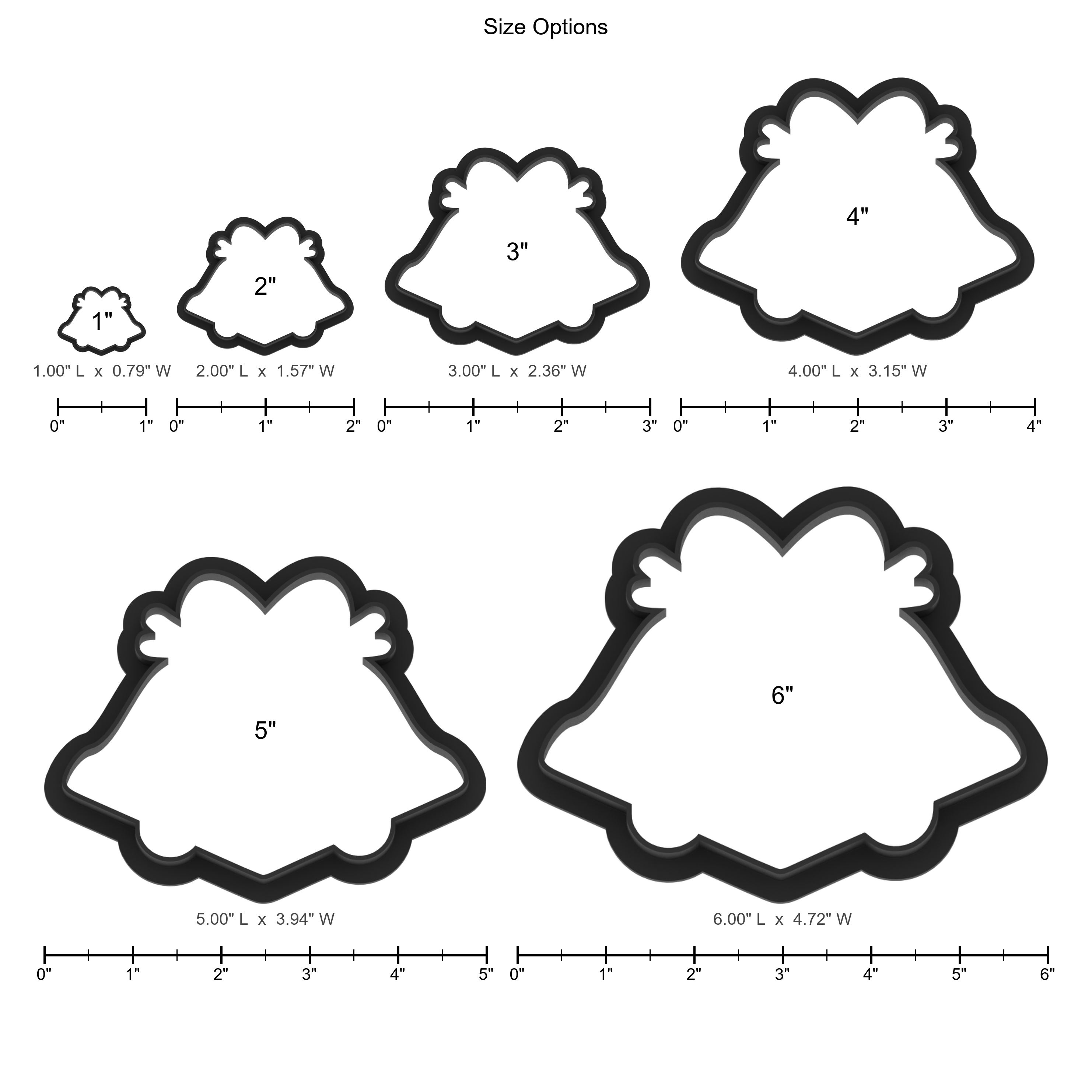 Wedding Bells Cookie Cutter with Easy Push Design — photo 5