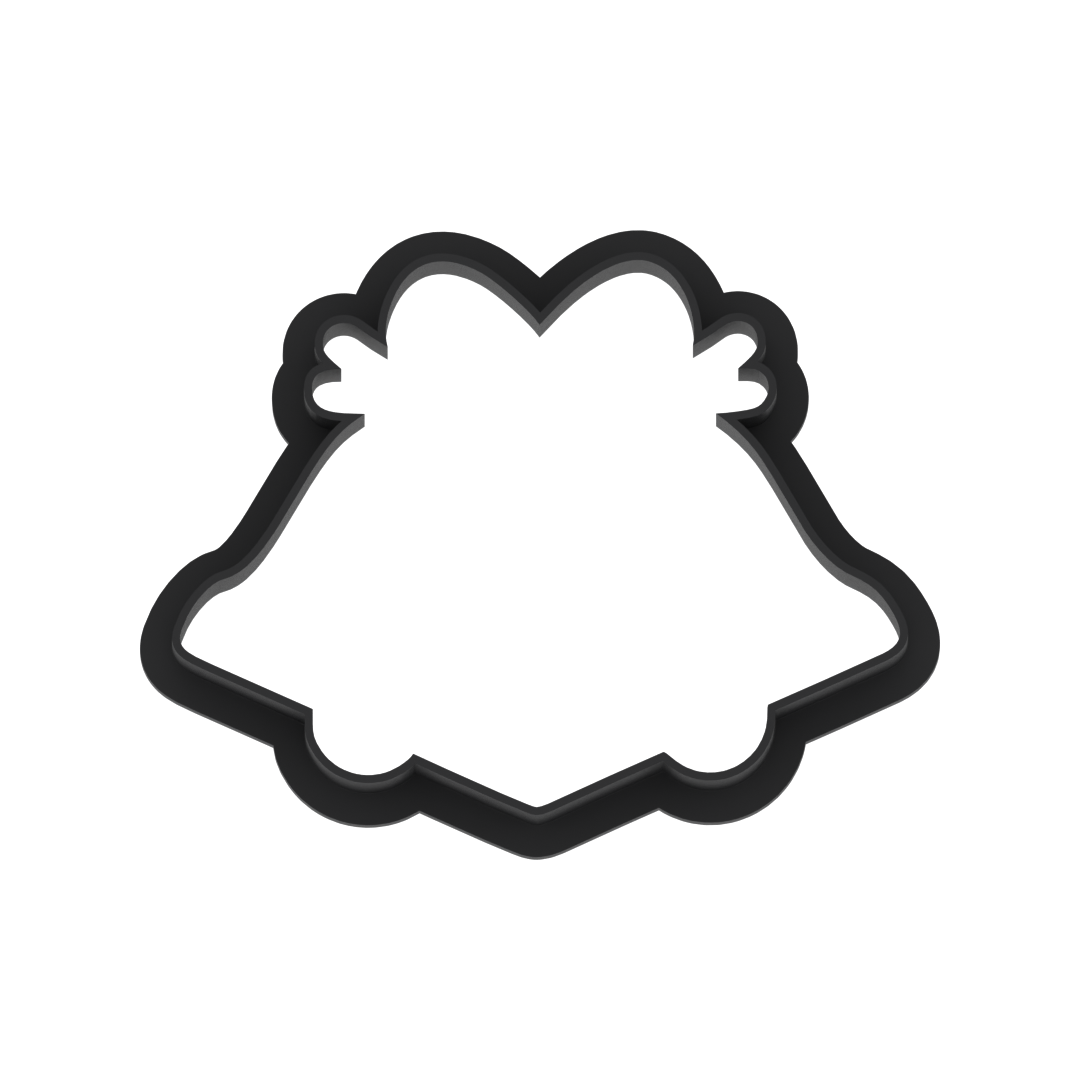 Wedding Bells Cookie Cutter with Easy Push Design — photo 6