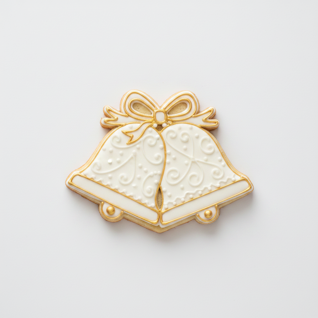 Wedding Bells Cookie Cutter with Easy Push Design — photo 2