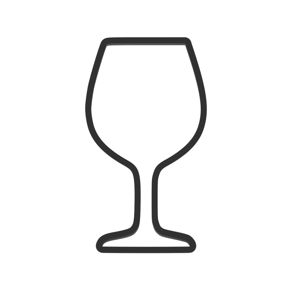 Wine Glass Cookie Cutter with Easy Push Design — photo 3