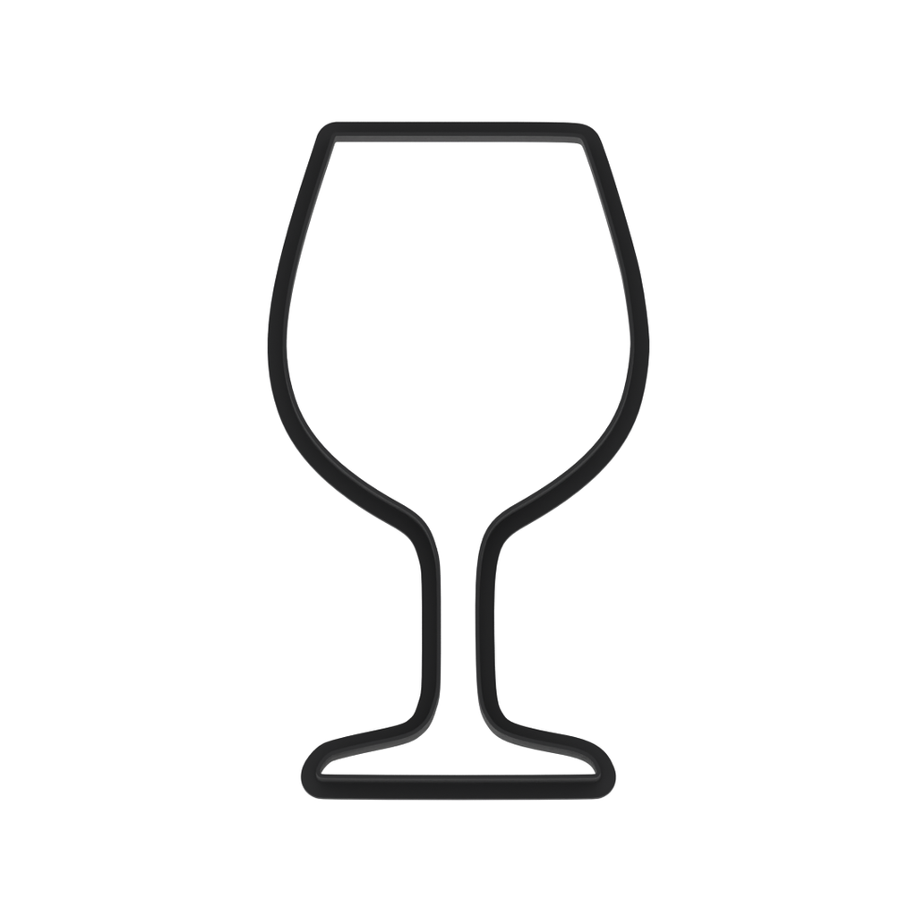 Wine Glass Cookie Cutter with Easy Push Design — photo 6