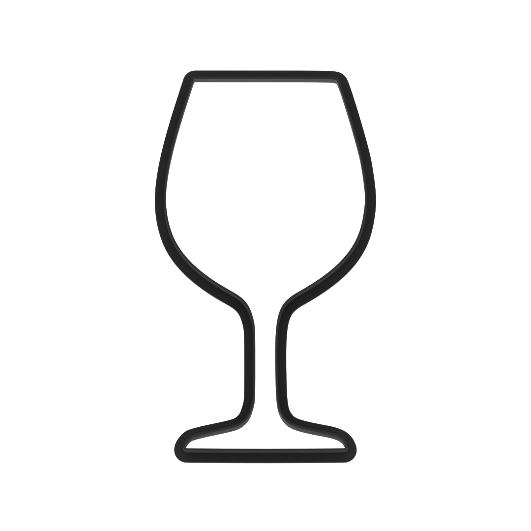 Wine Glass Cookie Cutter with Easy Push Design — photo 6