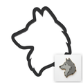 Wolf Head Cookie Cutter with Easy Push Design — main photo