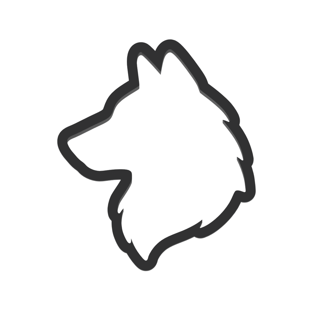 Wolf Head Cookie Cutter with Easy Push Design — photo 3