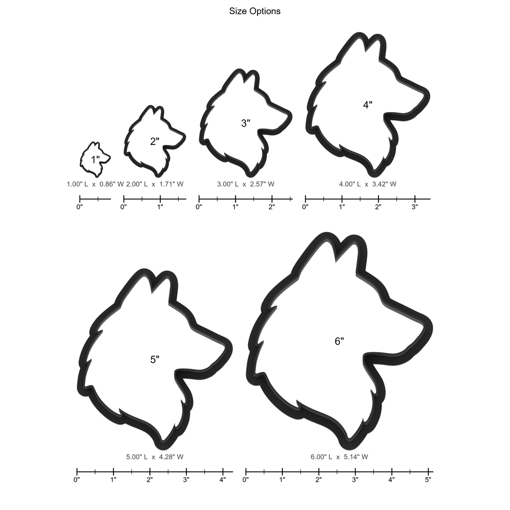 Wolf Head Cookie Cutter with Easy Push Design — photo 5