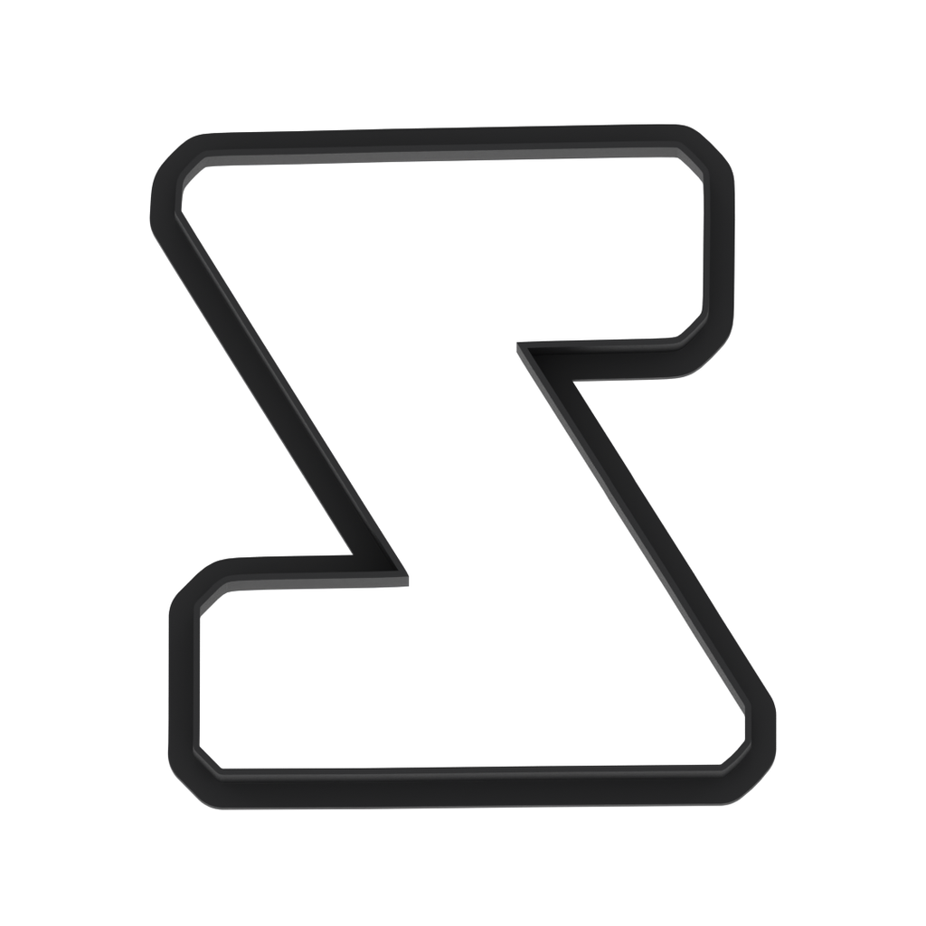 Z Capital Block Letter Cookie Cutter with Easy Push Design — photo 6