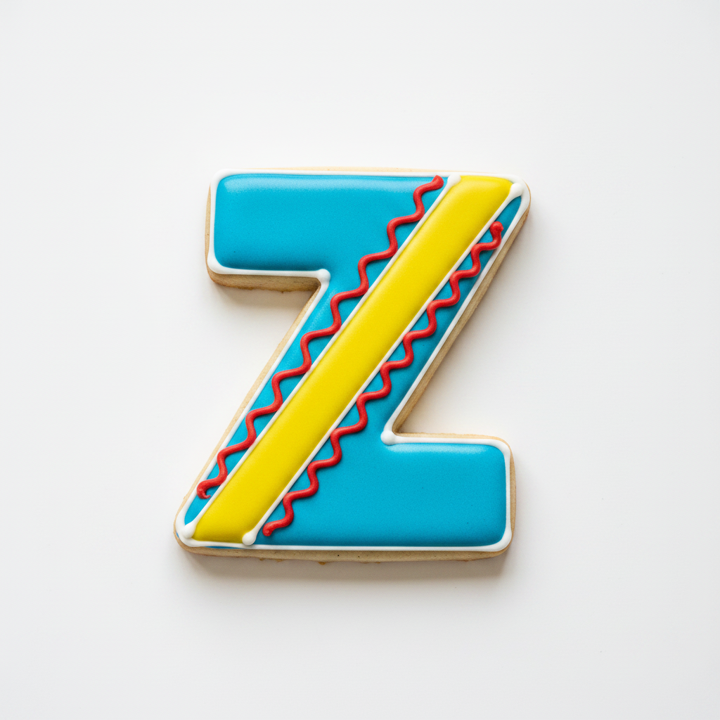 Z Capital Block Letter Cookie Cutter with Easy Push Design — photo 2